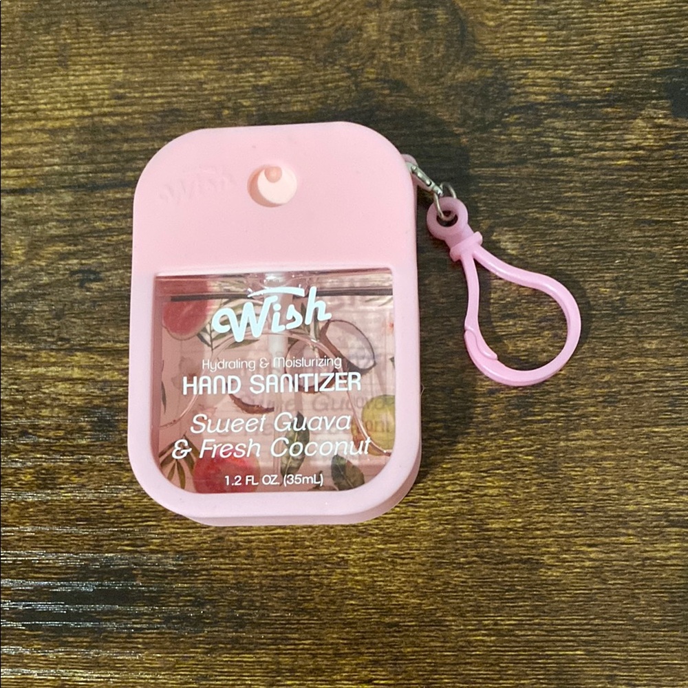 Wish Pink hand sanitizer sweet guava & fresh coconut 🥥